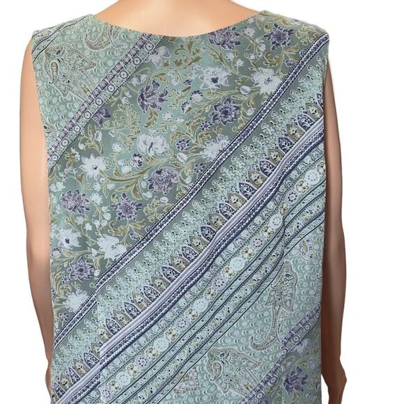Norton McNaughton V-Neck Sleeveless Maxi Dress XLARGE - Picture 7 of 15